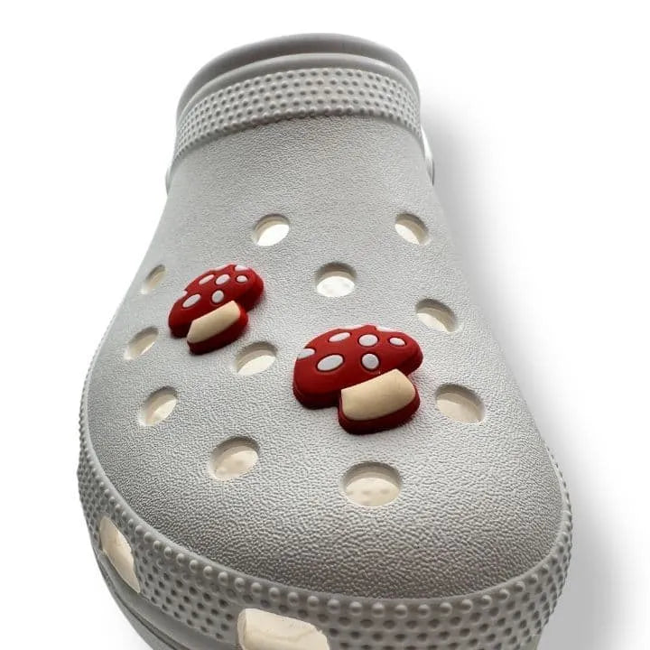 Red mushroom shoe charm BC