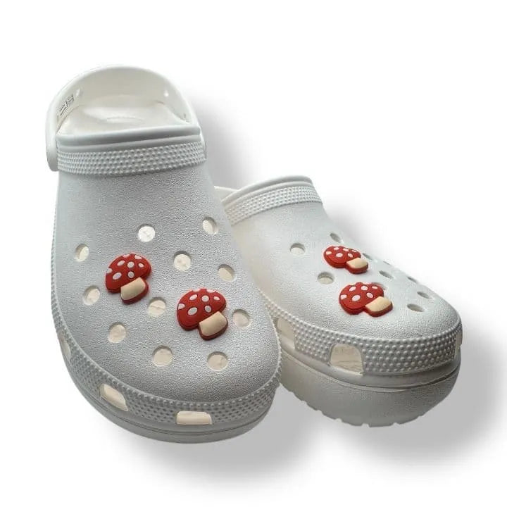 Red mushroom shoe charm BC