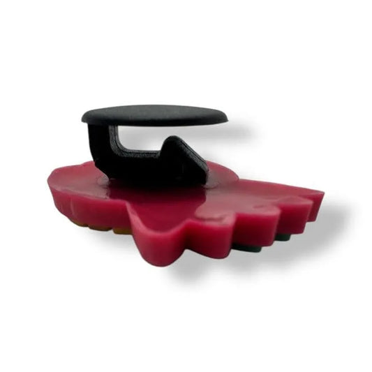 Pineapple with Pink border shoe charm BC