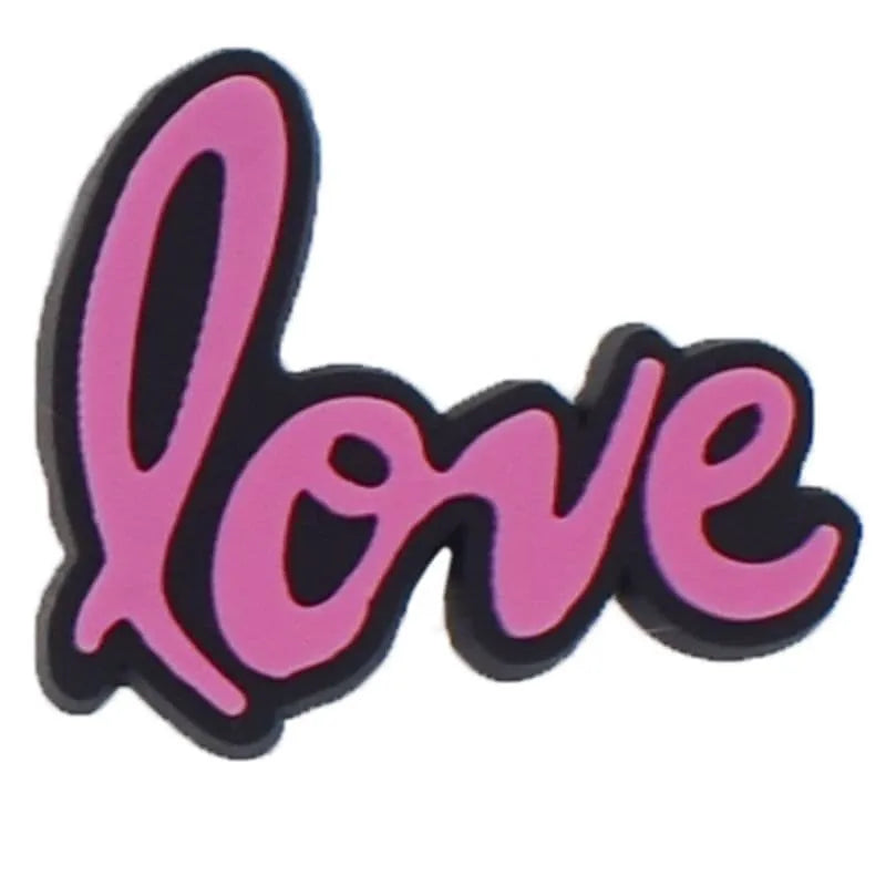 love pink shoe charm BC
