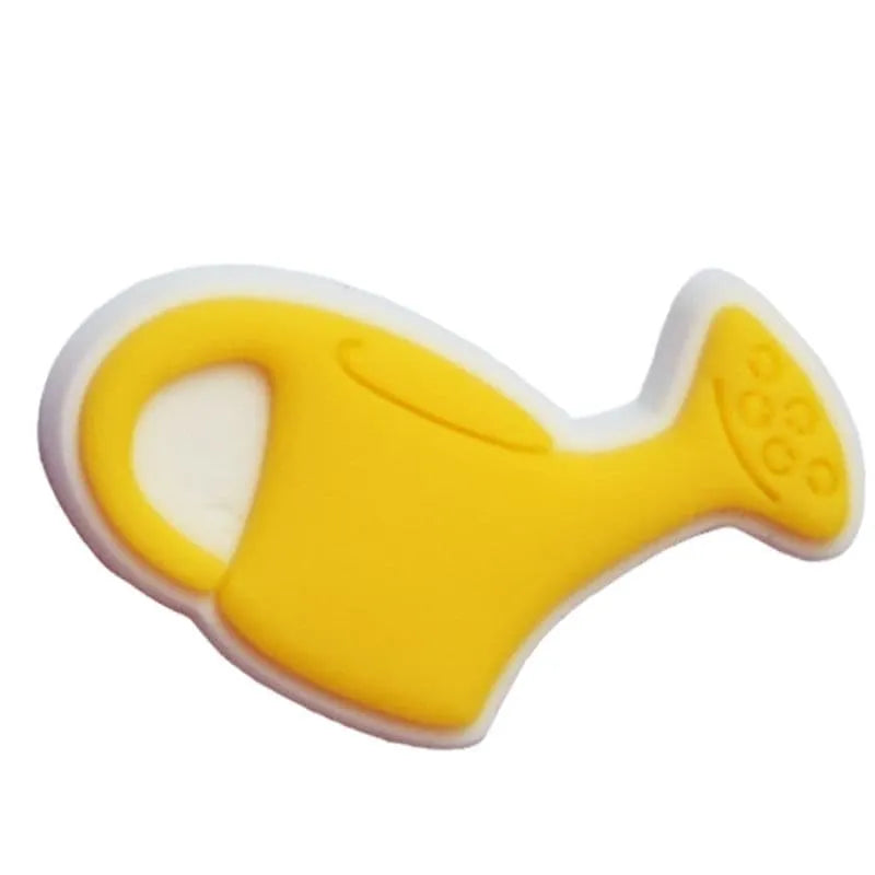 Watering can yellow shoe charm BC