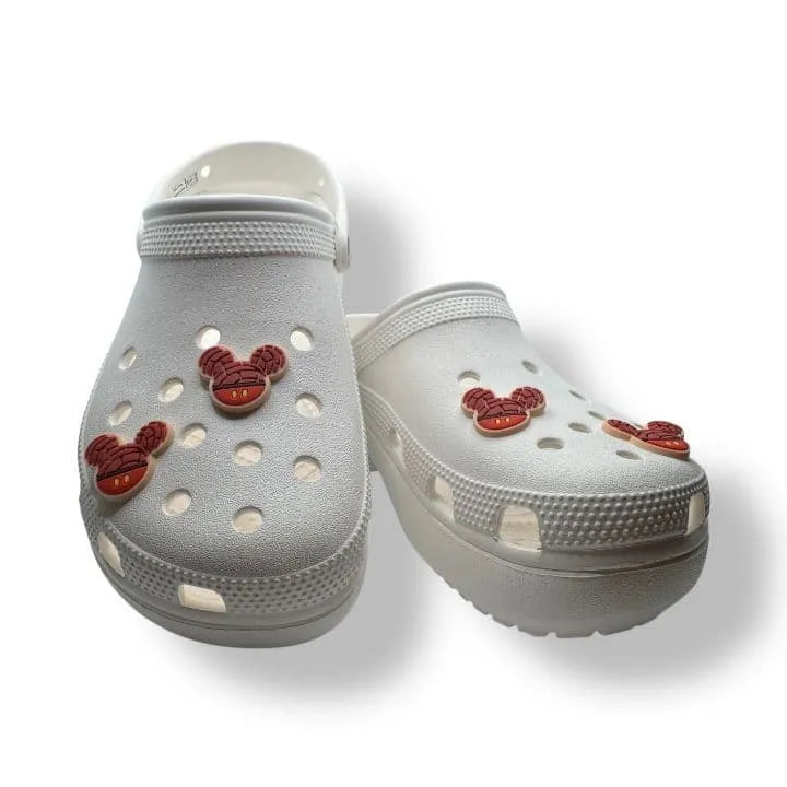 Mickey ears brown stylised shoe charm BC