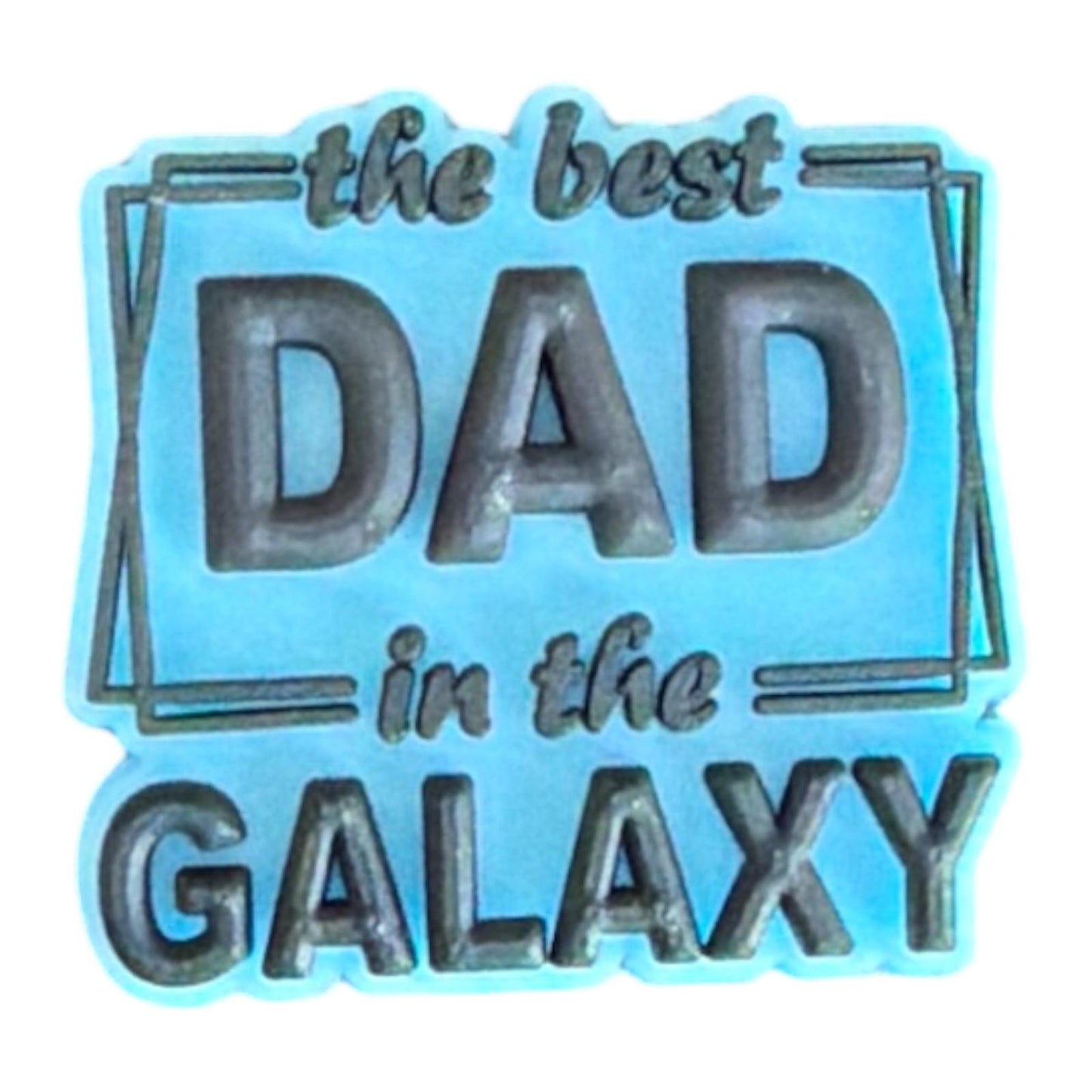 best dad in the galaxy shoe charm funny fathers
day novelty clog charm gift uk