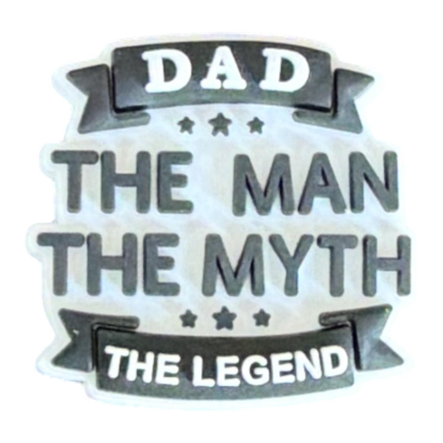 dad the man the myth the legend shoe charm funny
fathers day novelty clog charm gift uk