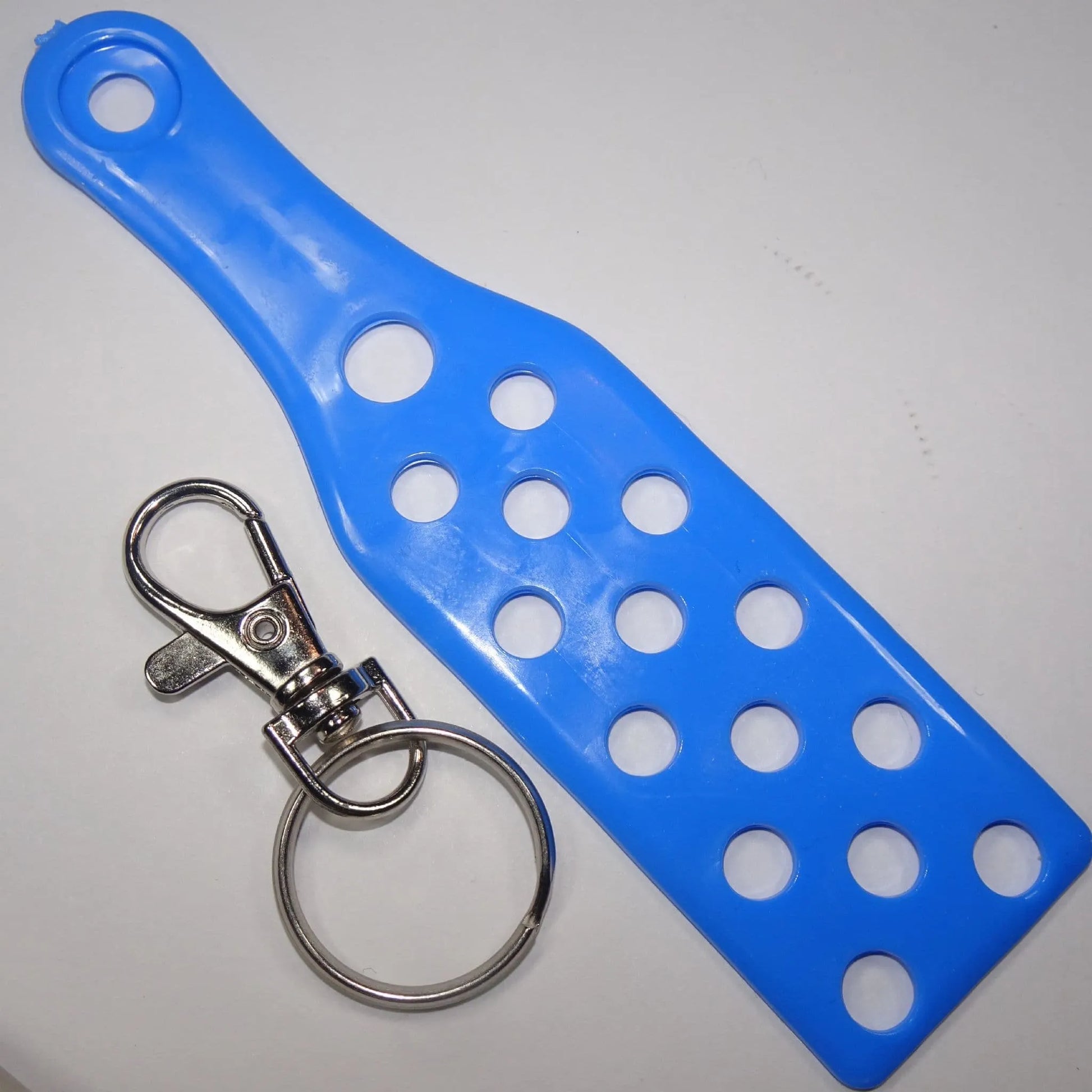 Bagtag - Silicone keyfob Blue