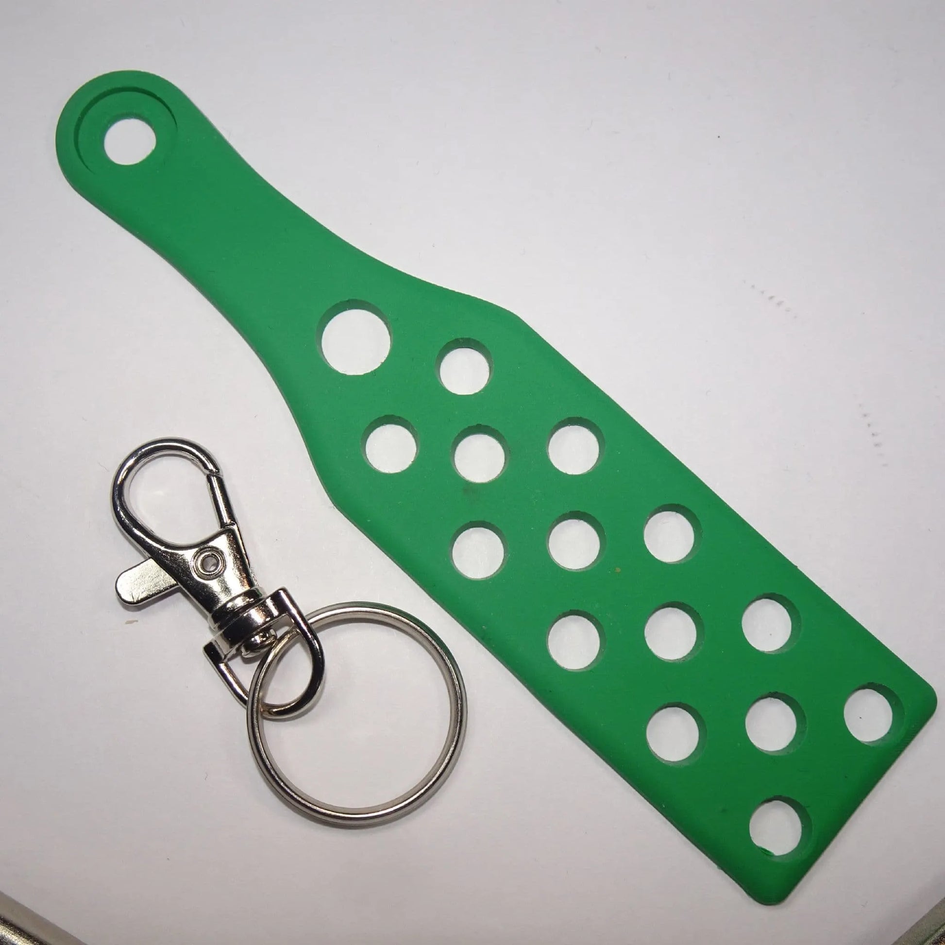 Bagtag - Silicone keyfob Green