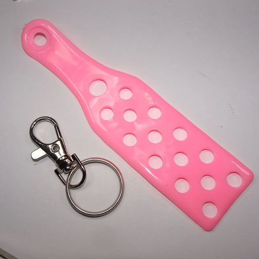 Bagtag - Silicone keyfob Pink