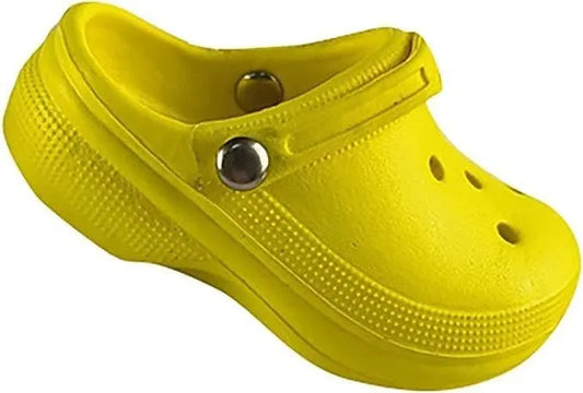 Shoe charm- Mini Croc yellow MC-03 postage free included