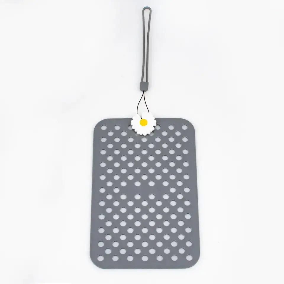 Display pad - Silicone panel Grey portable, roll up, wall display,