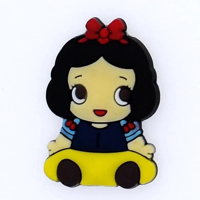 Sitting Little Girl Pretty Lady Shoe Charm