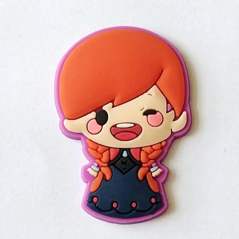 Ginger Hair Laughs A Lot Pretty Lady Shoe Charm