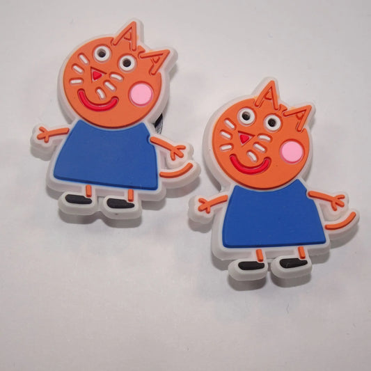 2 Candy Cat Shoe Charm