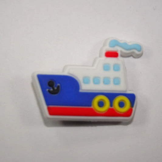 Small Ship Shoe Charm