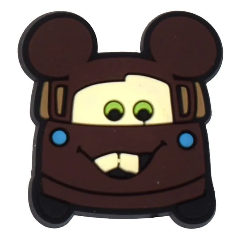 Brown Mickey Ears Car Shoe Charm