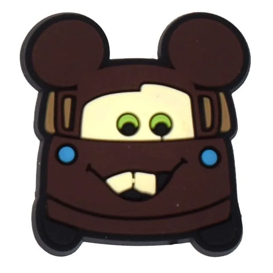 Brown Mickey Ears Car Shoe Charm