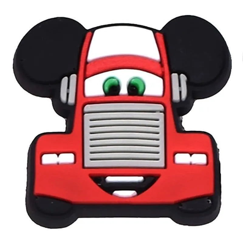 Red Mckey Ears Truck Shoe Charm