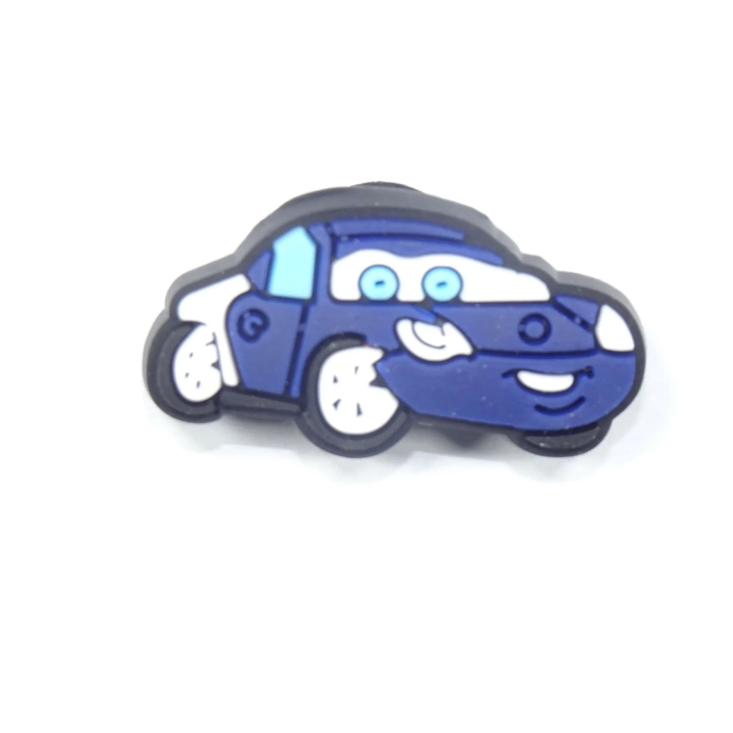 Blue Sports Car Shoe Charm