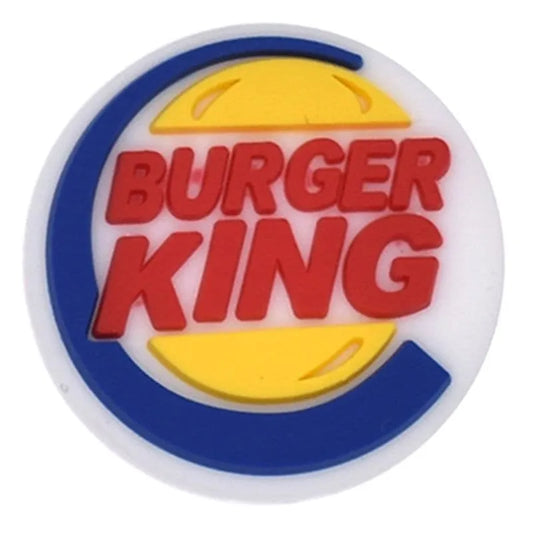Burger King Round Logo Badge Shoe Charm