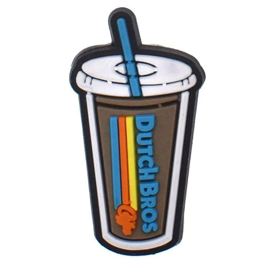 Dutch Brothers Coffee Grey Cup Shoe Charm