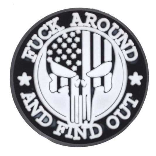 Harley Davidson Fxxx Around Round Badge Shoe Charm