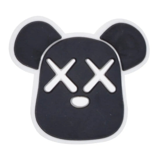 Black Xx Teddy Logo Shoe Charm