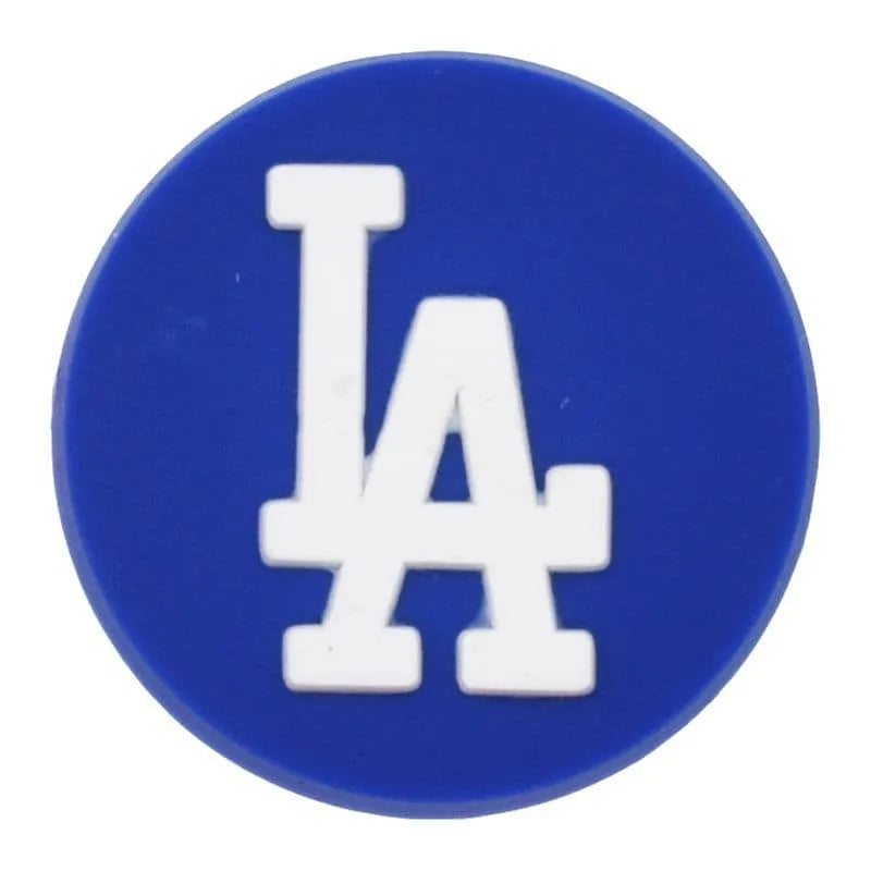 La White On Blue Badge Logo Sign Shoe Charm