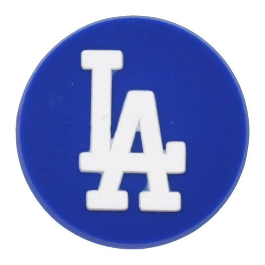 La White On Blue Badge Logo Sign Shoe Charm