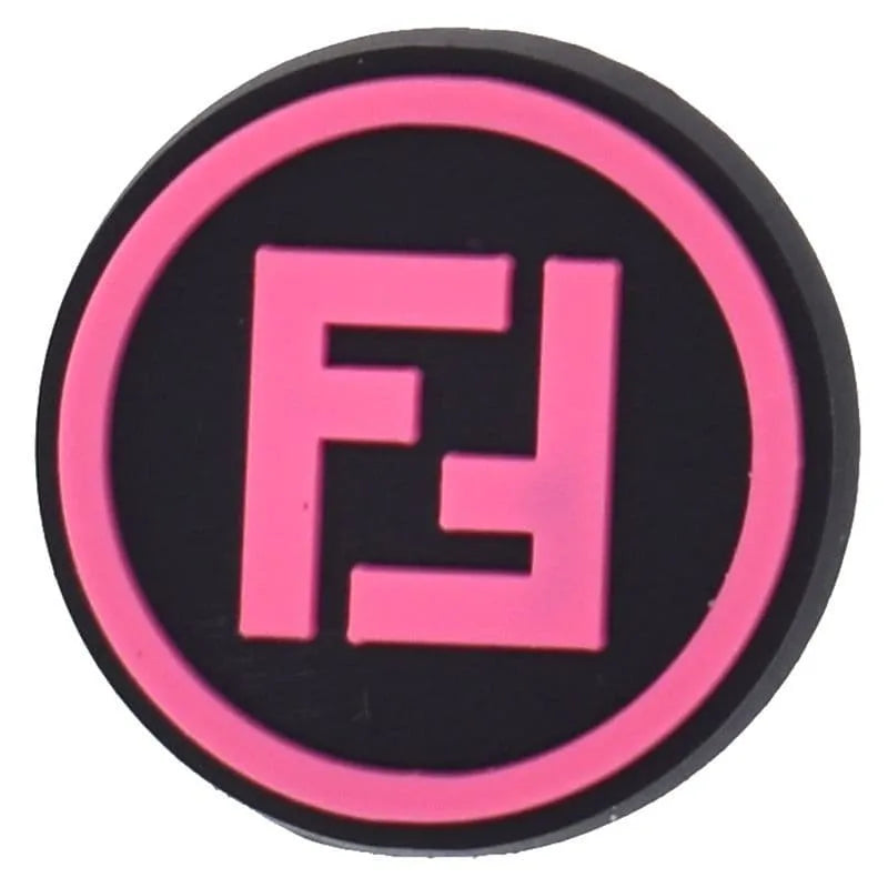 Fendi Round Badge Logo Shoe Charm