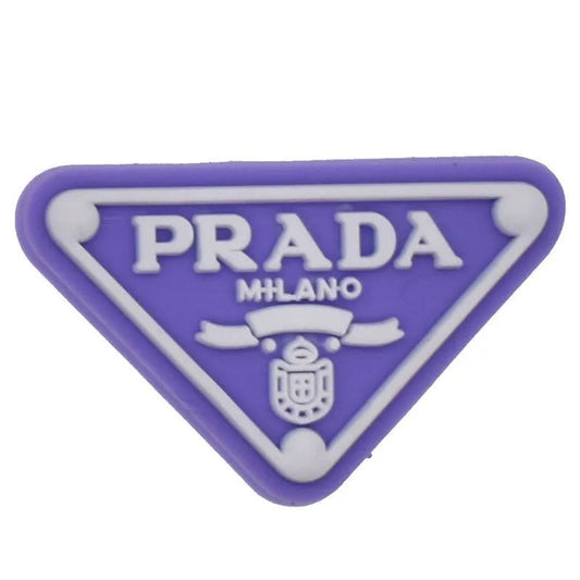 Prada Triplate Purple Shoe Charm
