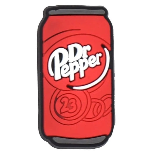 Dr Pepper Soda Can Shoe Charm