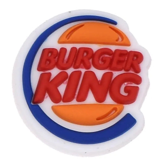 Burger King Round Badge Logo Shoe Charm