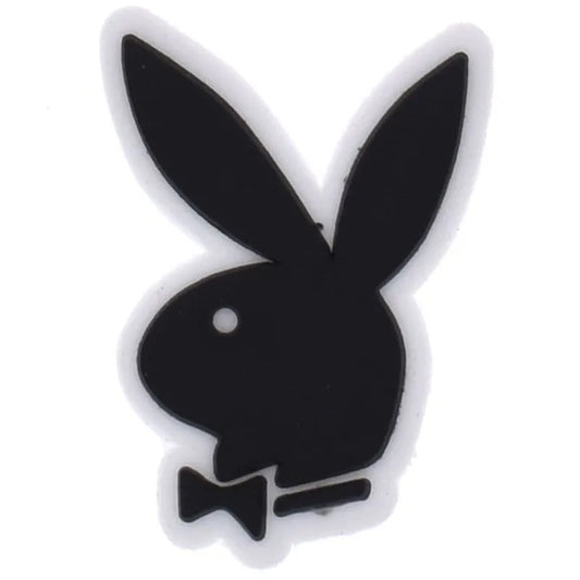 Playboy Bunny Stylized Logo Shoe Charm