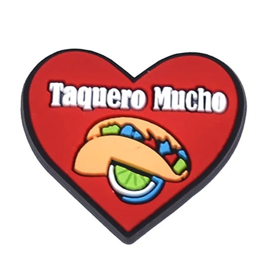 Taquero Mucho Taco'S Heart Logo Shoe Charm
