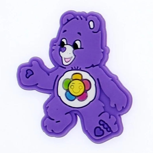 Harmony Dancing Bear Purple Shoe Charm
