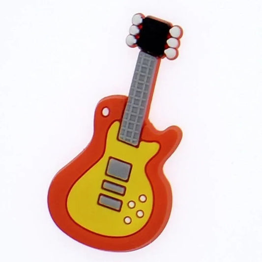 Guitar Orange/Yellow Shoe Charm