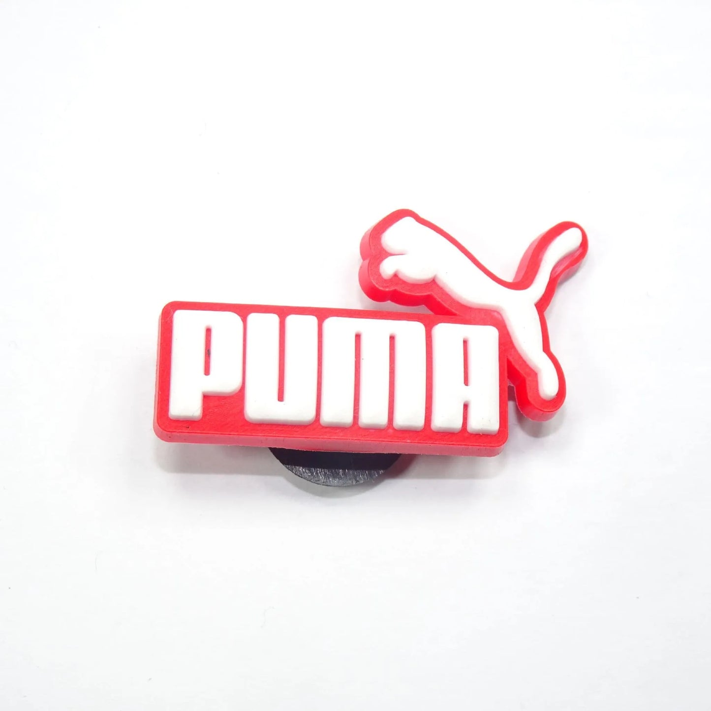Puma Stylised With Animal Logo Red Shoe Charm