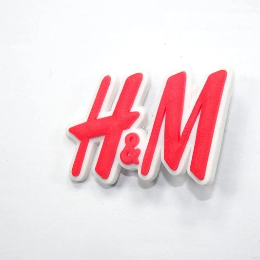H & M Fashion Brand Logo Red Shoe Charm