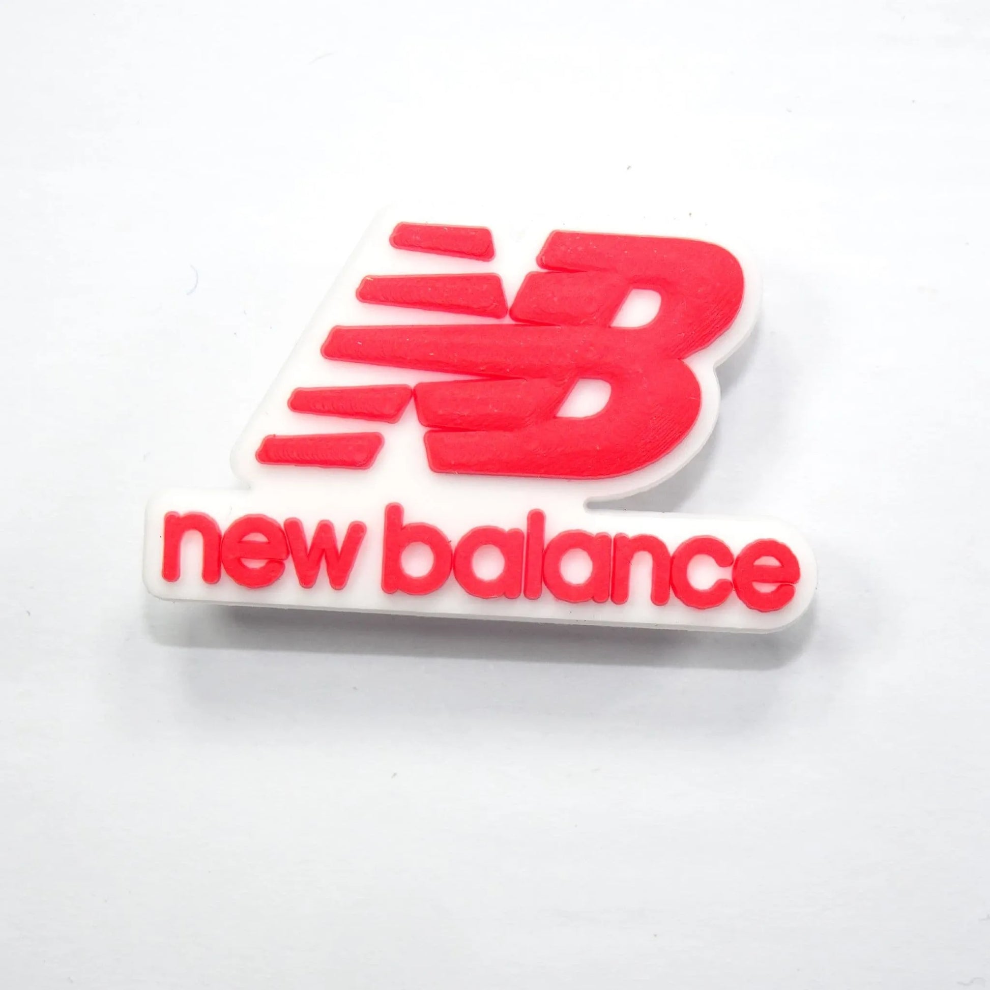 Nb New Balance Footwear Logo Red Shoe Charm