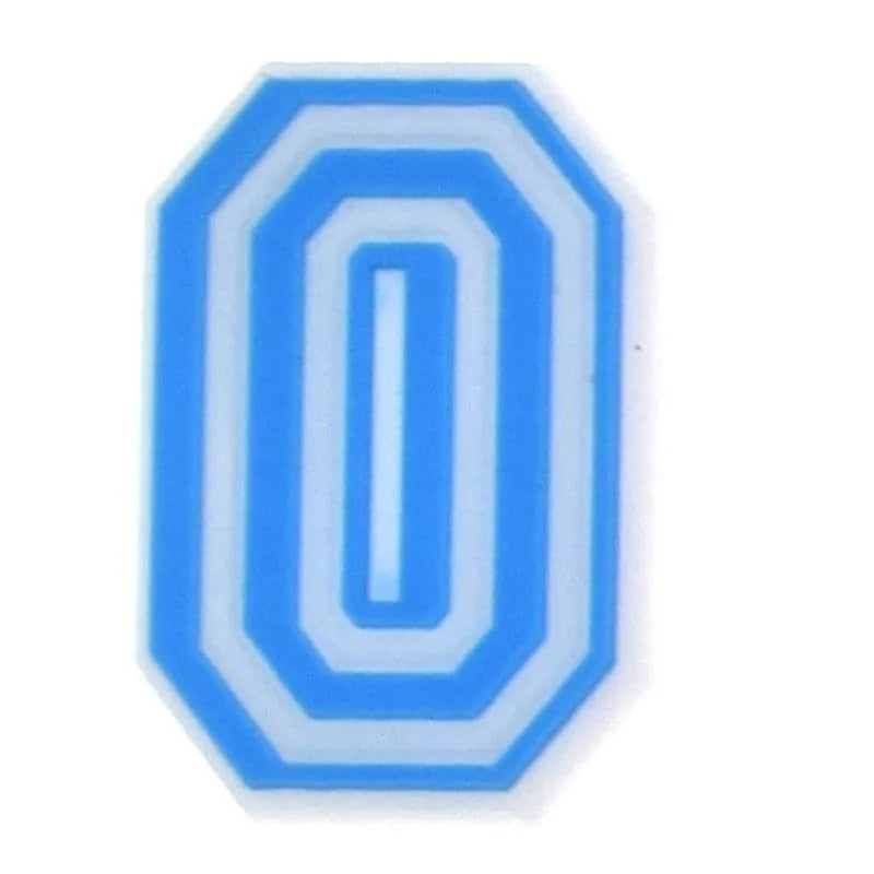 Shoe charm -NUMBERS, Framed Colours