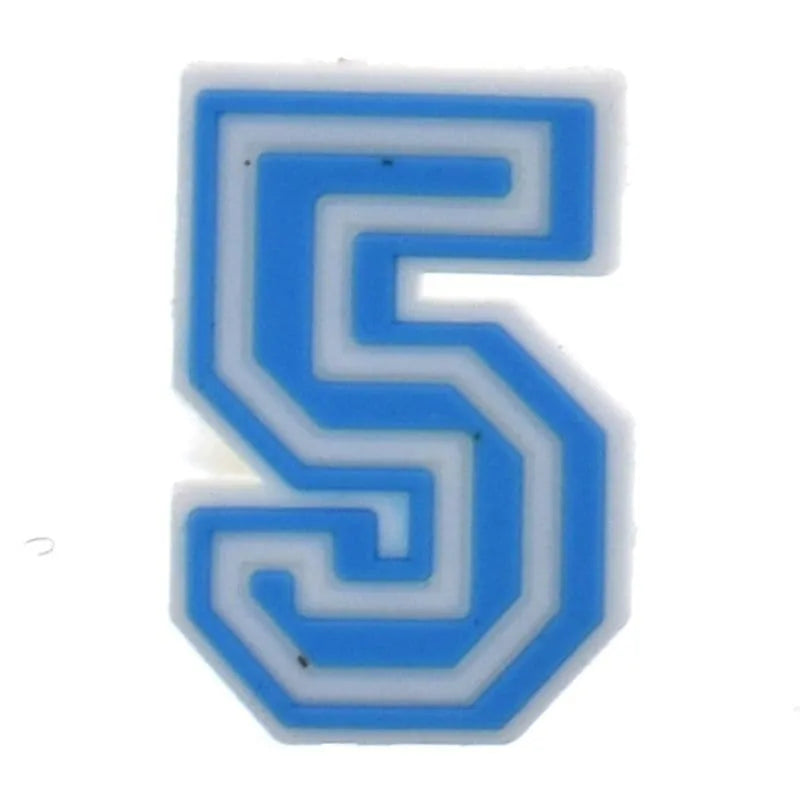 Shoe charm -NUMBERS, Framed Colours