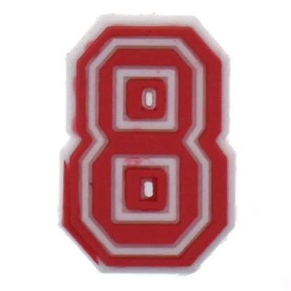 Shoe charm -NUMBERS, Framed Colours