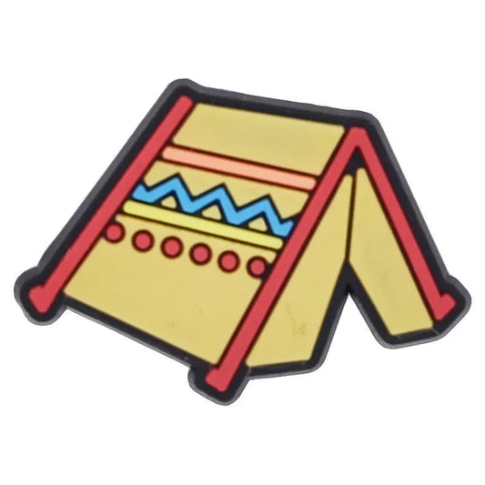 Colourful Tent Shoe Charm