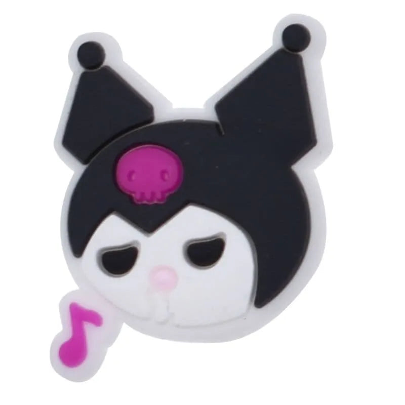 Melody Purple Hat Standing Shoe Charm