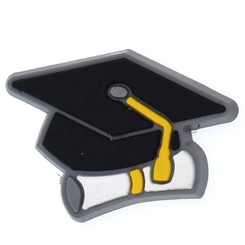 Graduation Hat & Certificate Shoe Charm