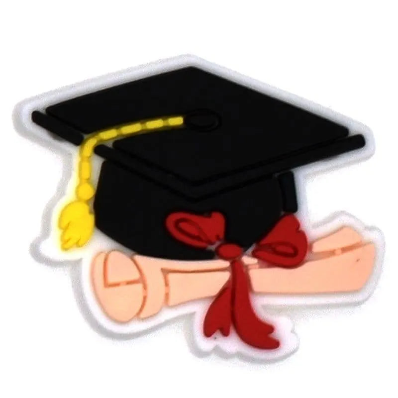 Mortar Board & Certificate Shoe Charm