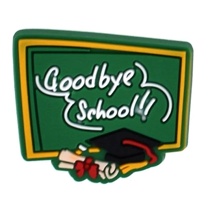 Goodbye School Shoe Charm