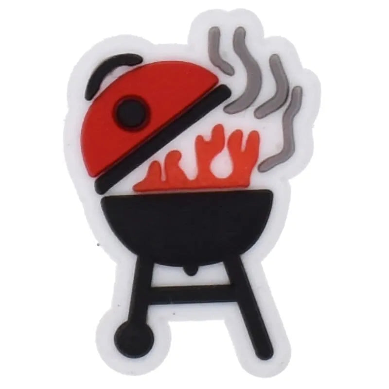 Hot Barbecue Shoe Charm