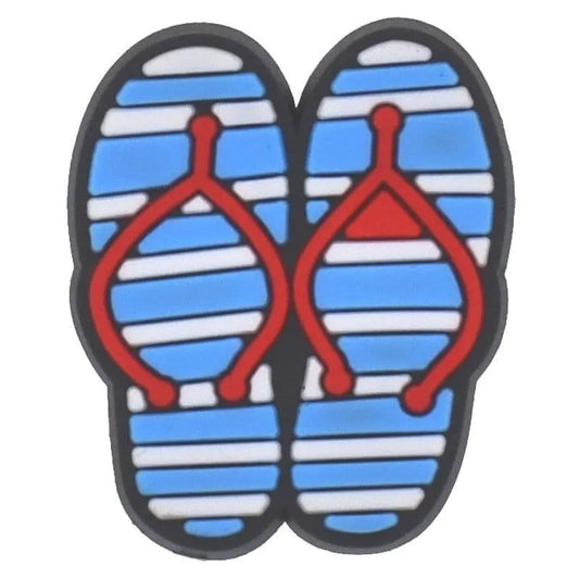 Blue Flipflops Shoe Charm