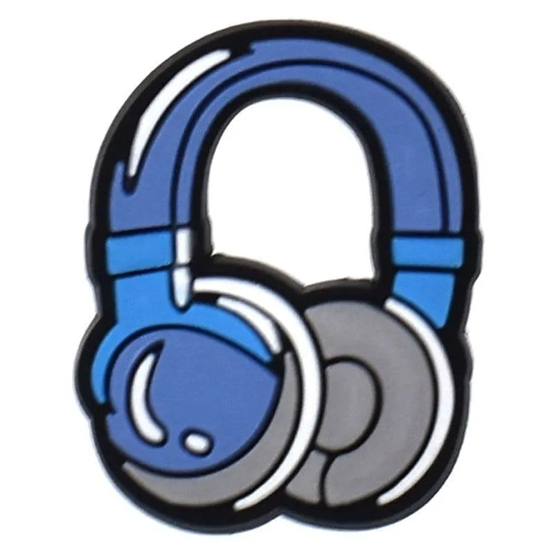 Headphones Shoe Charm