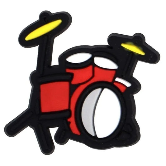 Drum Set Shoe Charm